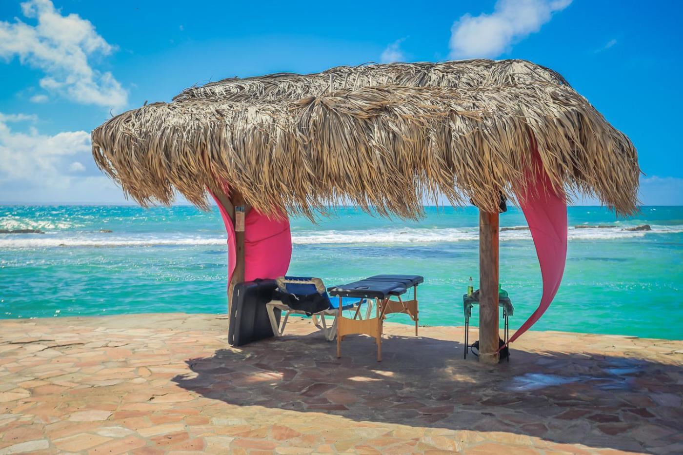 Villa Nomilou Beach Avec Acces Direct Plage Сен Франсоа Екстериор снимка